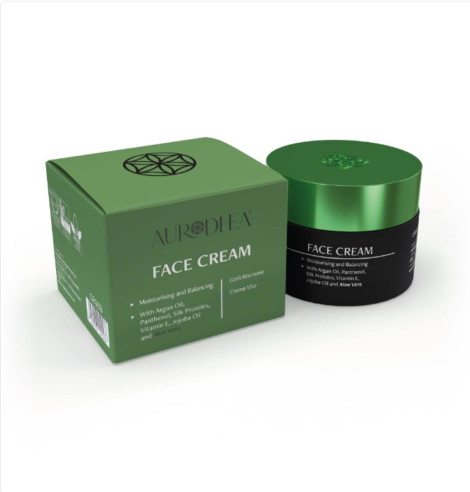 crème pour le visage à base d'aloé vera